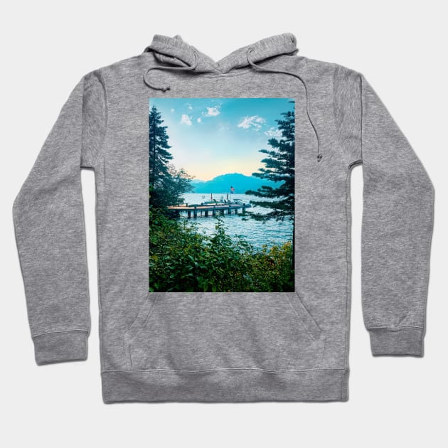 Donner- Lake Tahoe Cabin Hoodie by shotsbymel